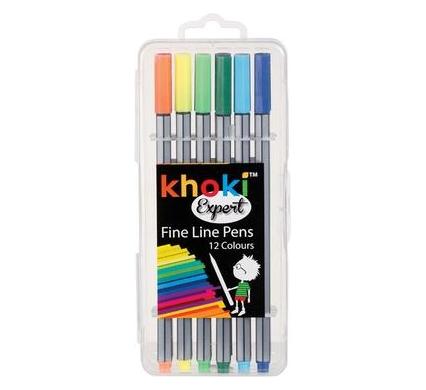 Super Fine Line Therapy Pens - 12 Pieces