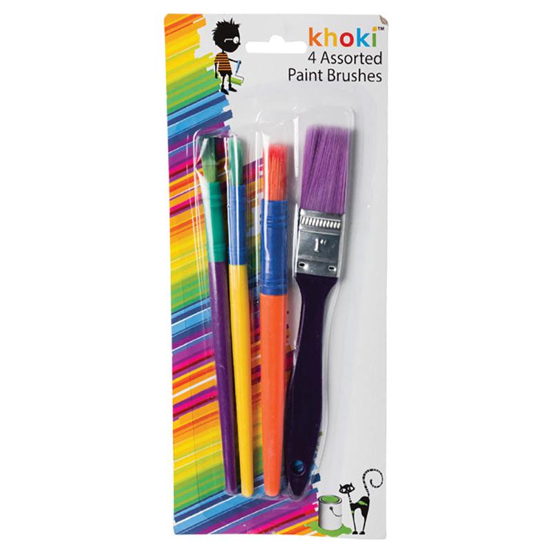 Artist Brush Set - 4 Piece Large Brushes