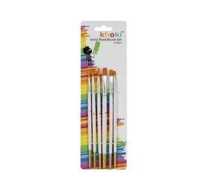 Paint Brushes - 6 Piece Set