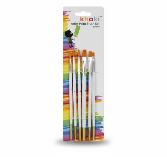 Paint Brushes - 6 Piece Set