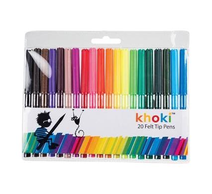 Felt Tip Pens - 20 Pieces