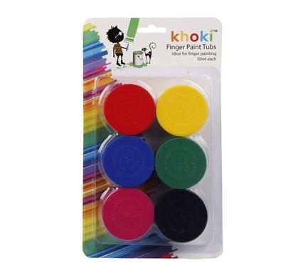 Water Based Poster Paints - Card of 6 Colours