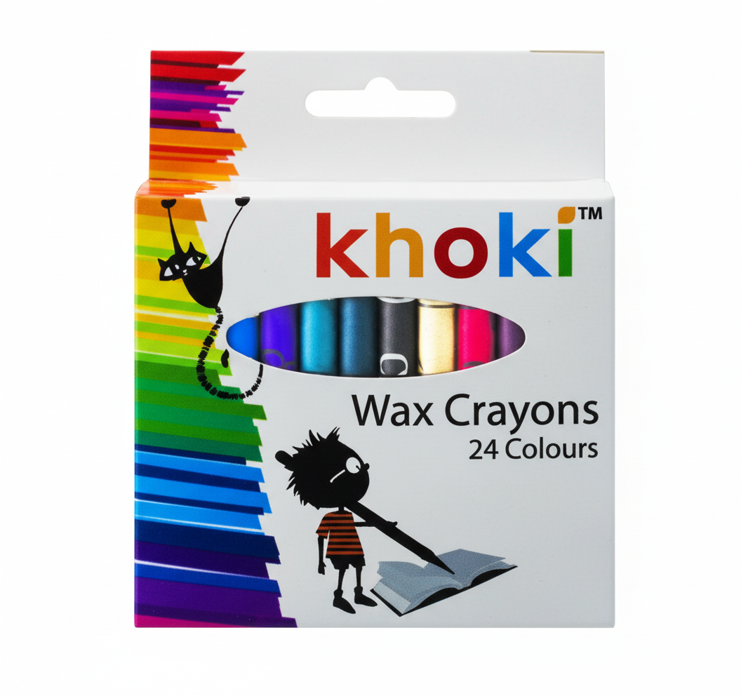 Wax Crayons (24 Colours)
