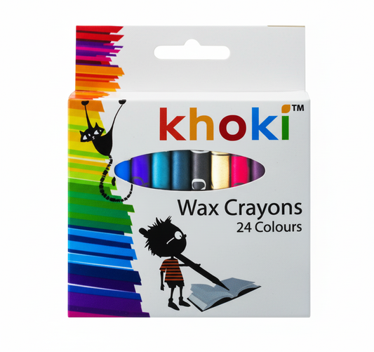 Wax Crayons (24 Colours)