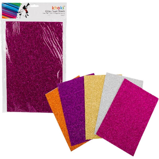 Foam Art Sheets - 20 x 30 cm - 5 Sheets Per Pack