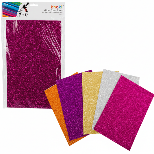 Foam Art Sheets - 5 Sheets Per Pack (20 x 30 cm)