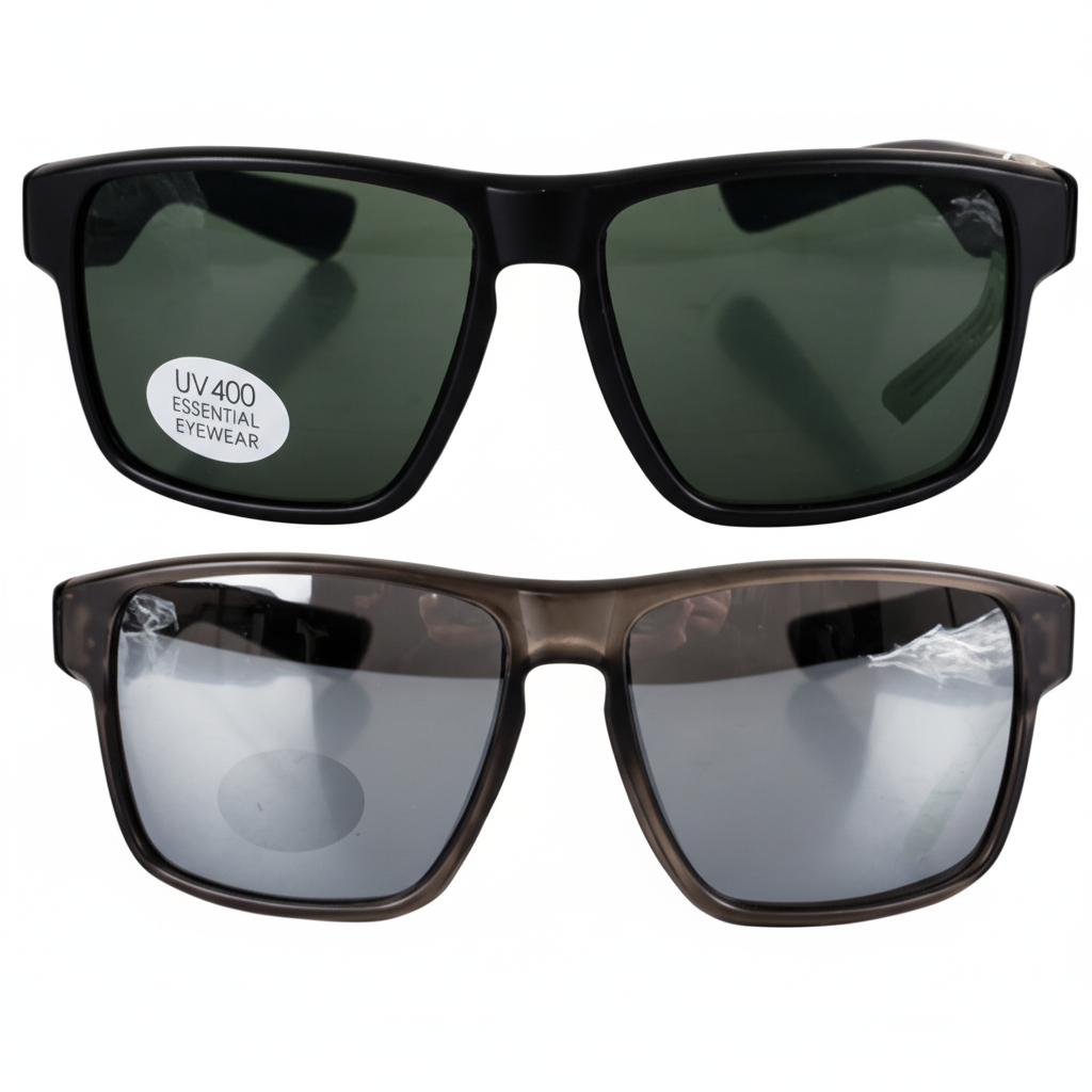 Essential Men's Sunglasses - Chunky Wrap - Various Colours
