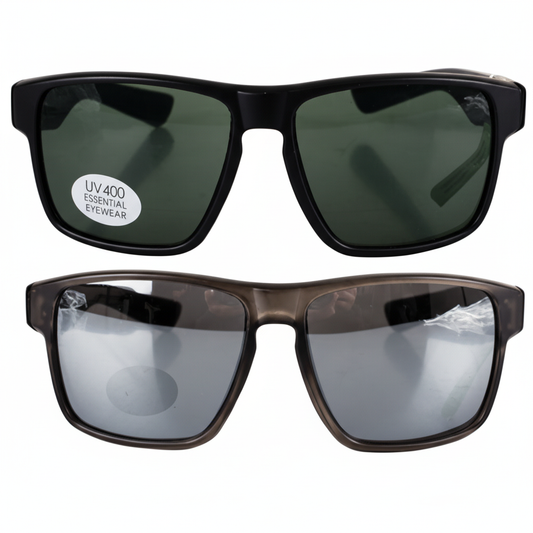 Essential Men's Sunglasses - Chunky Wrap - Various Colours