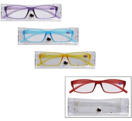 Reading Glasses - Style 1 - Assorted Colors - Strength 2.5