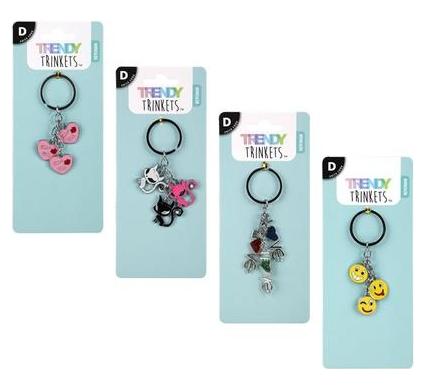 Keychain Metal Charms - Assorted