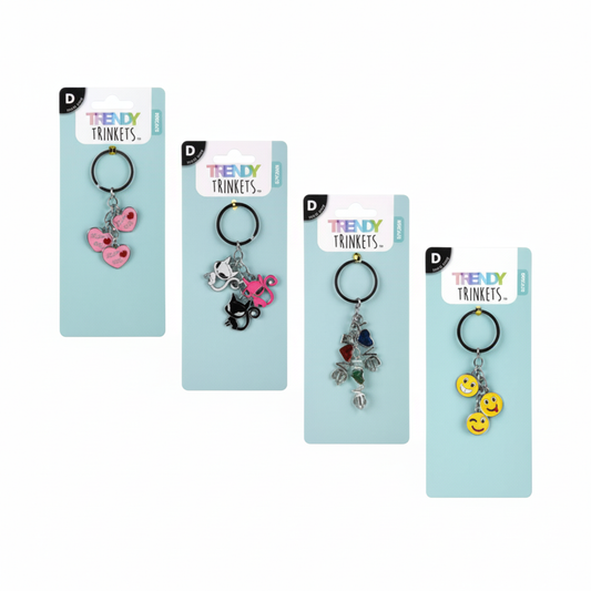 Keychain Metal Charms - Assorted