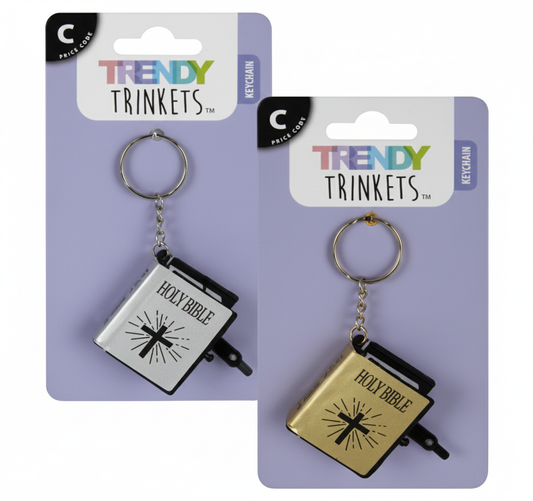 Keychain Mini Bible - English - Various Colors