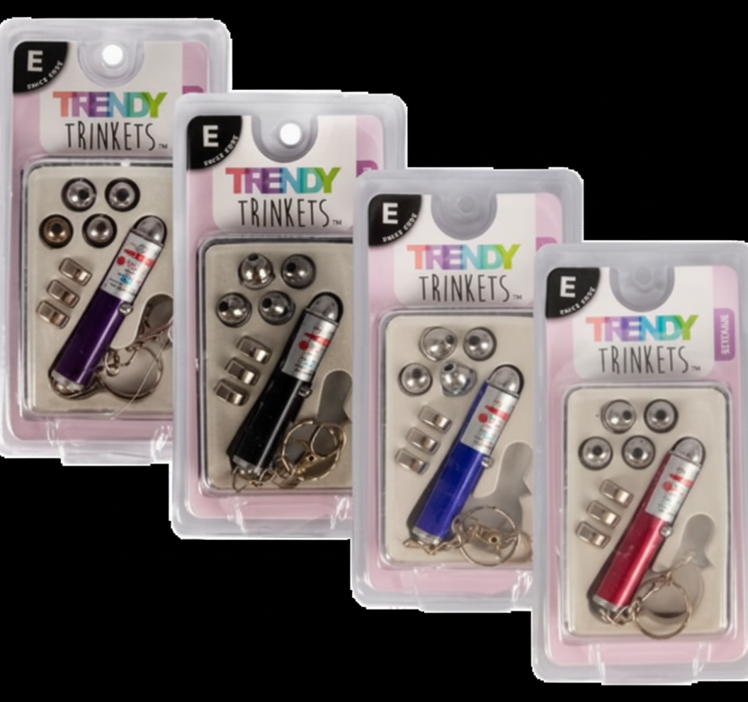 Laser Keychain Light (7 cm) - Various Colours