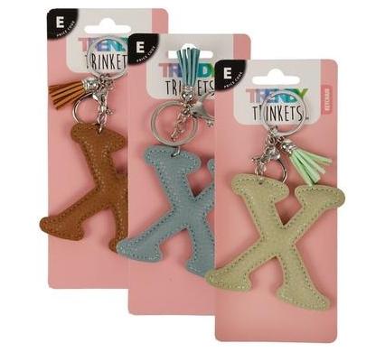 Keychain Alpha Letter X