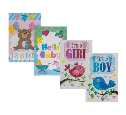 Baby Card and Envelope
