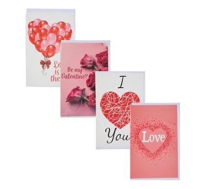 Valentines Day Card and Envelope