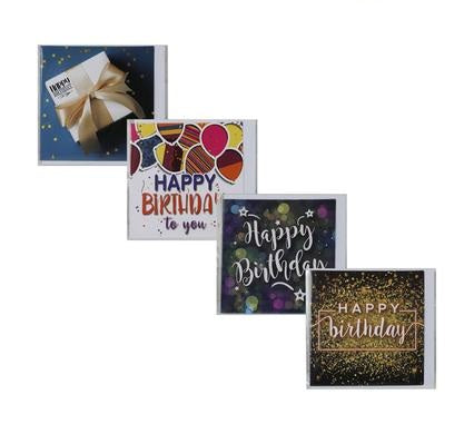 Card and Envelope - Mini Birthday Designs - 24 Pack