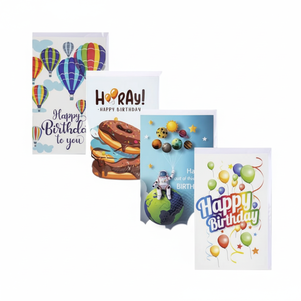 Everyday Greeting Card and Envelope with Assorted Designs