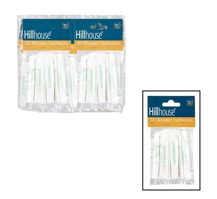 Toothpicks Mint - Bulk Pack of 10 - 50 Pieces per Pack