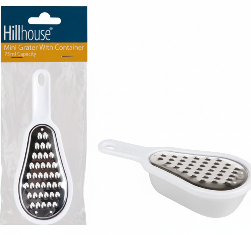 Mini Grater with Container - Compact Size