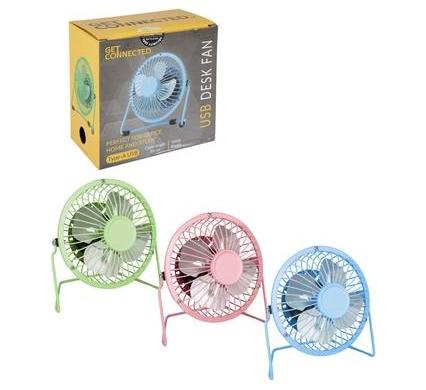 Mini USB Desk Fan - 13.5 cm
