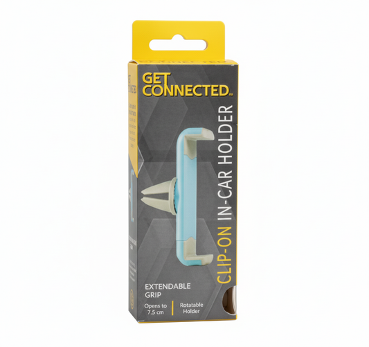 Clip-On In-Car Device Holder - Assorted Colours