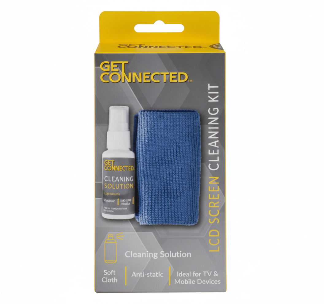 Liquid Crystal Screen Cleaning Kit with Cloth and Cleaning Fluid