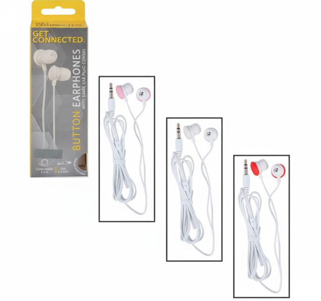 Ear Drops Earphones - Assorted Colours