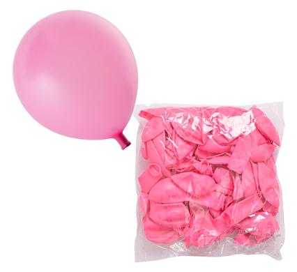 Bulk Pack Balloons - 12 X - Suitable for Helium - 1 Piece - Pink