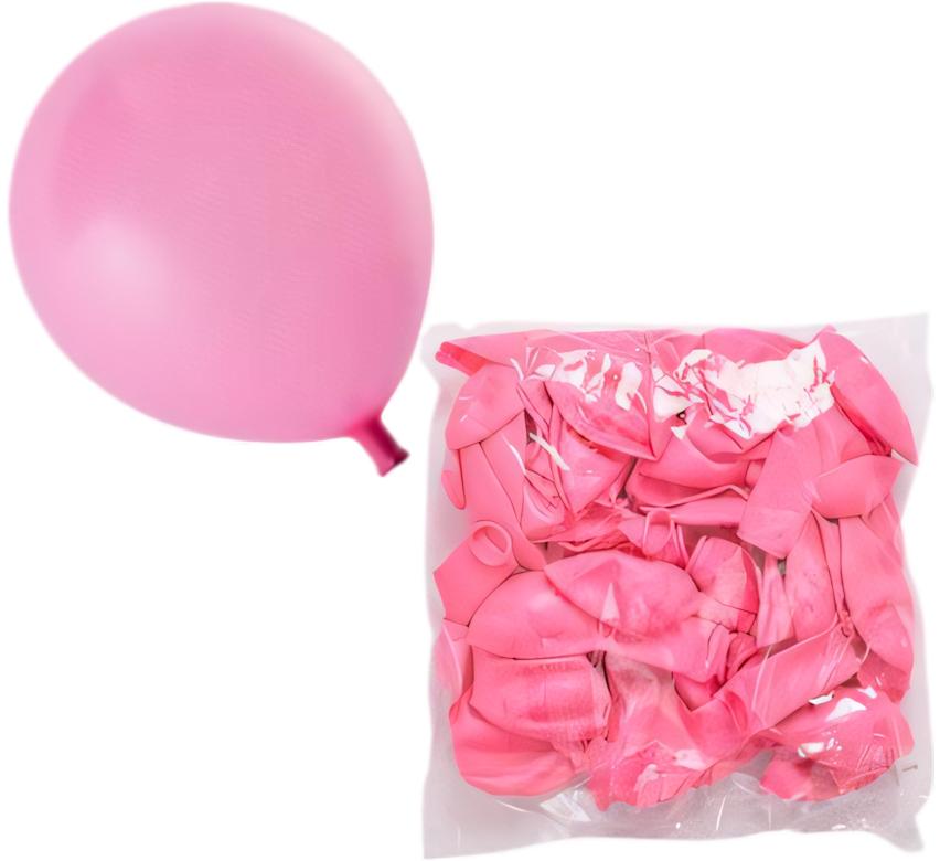 Pink Balloons suitable for Helium, Bulk Pack (12x)