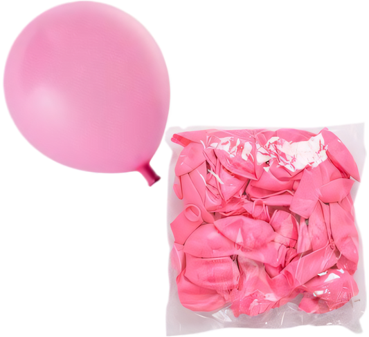 Bulk Pack Balloons - 12 X - Suitable for Helium - 1 Piece - Pink