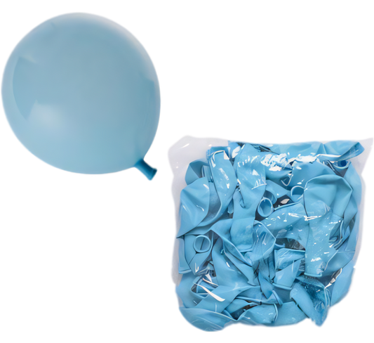 Bulk Pack of 12 Balloons - Suitable for Helium - Blue