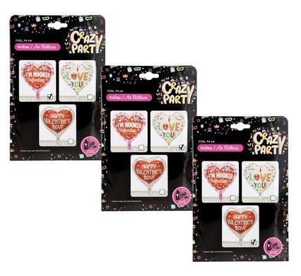 I Love You Foil Helium Balloon