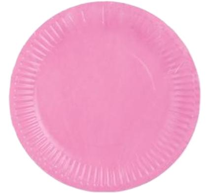 Party Plates Pink - 23 cm - 10 Pieces