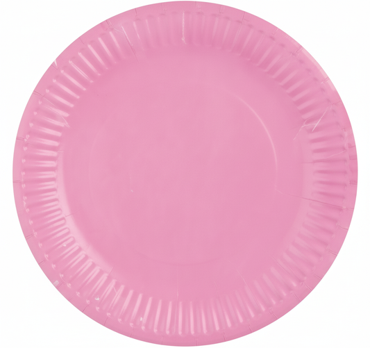 Party Plates Pink - 23 cm - 10 Pieces