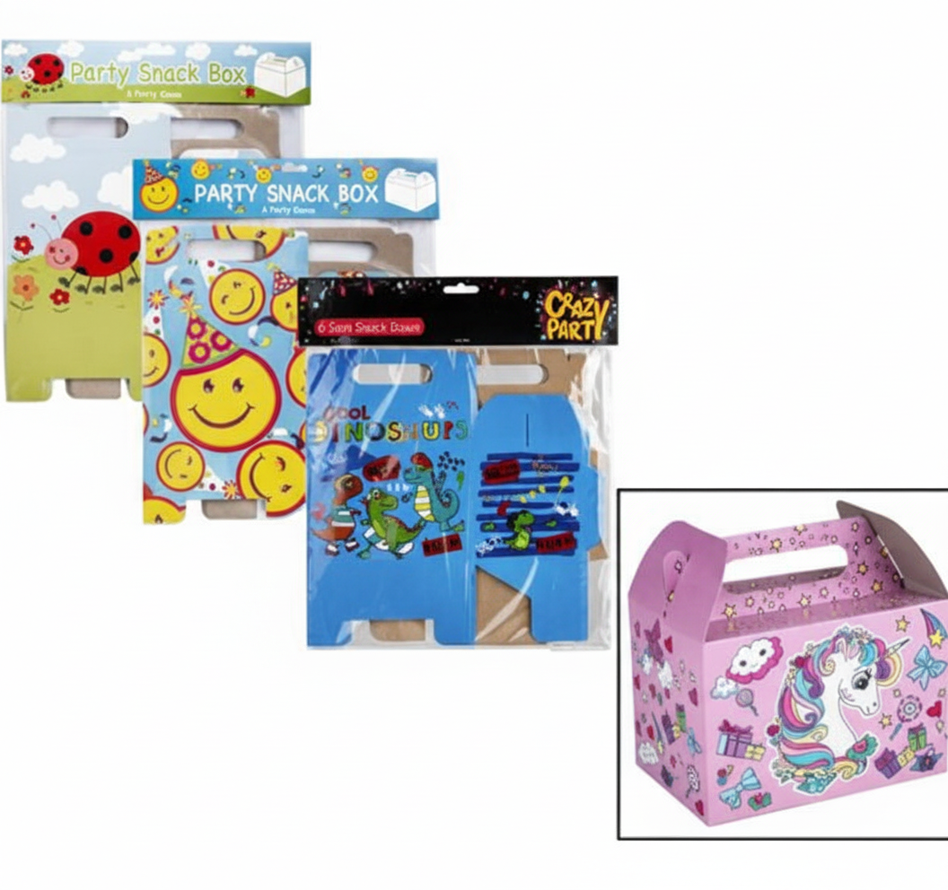 Party Boxes (6 Pack) - Assorted