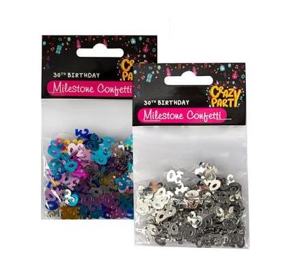 Party Confetti Milestone Number 30 - 15g