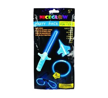 Glow Stick Party Pack for Boys - 7 Pieces