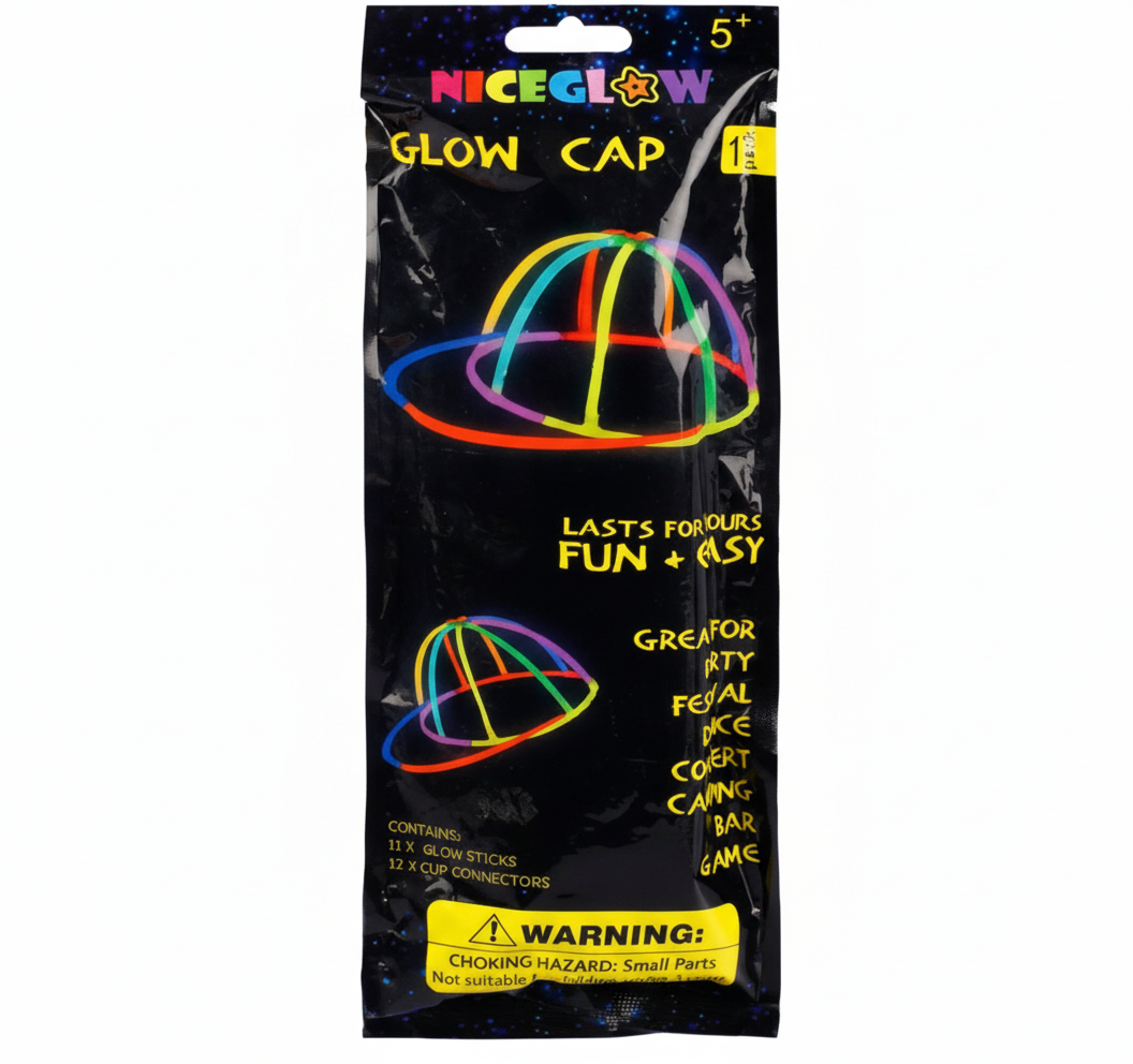 Peak Cap with Glow Stick Feature