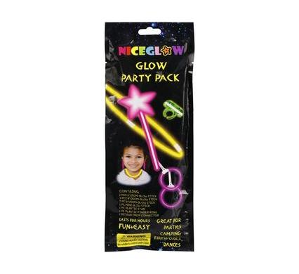 Glow Stick Party Pack for Girls - 7 Pieces