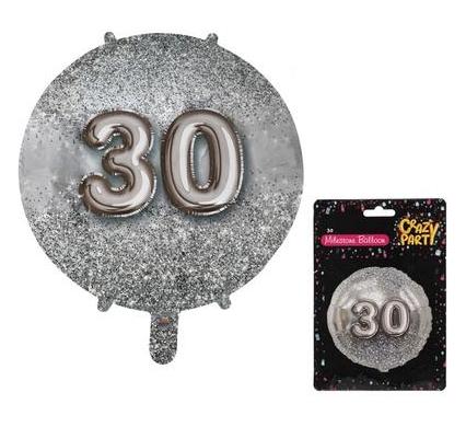 Milestone Foil Helium Balloon - 30.45 cm