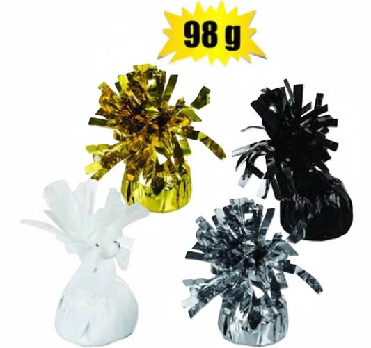 Balloon Weight for Helium Balloons (98 g, 9 x 6 cm) - Assorted Colours