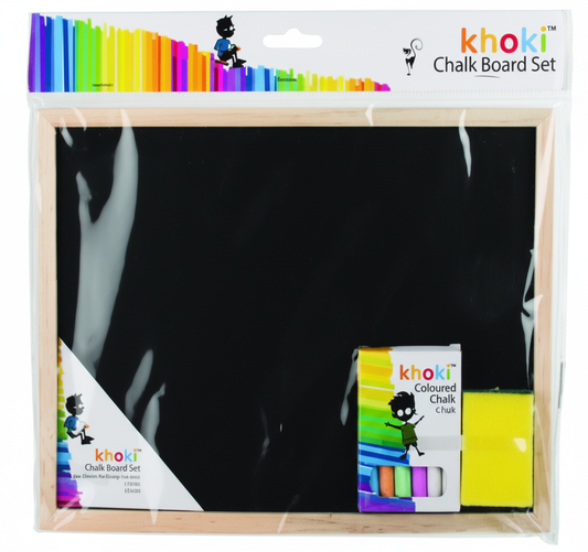 Board Black with Chalk and Sponge - 28 x 19 cm