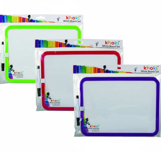 Dry Wipe Board and Pen - Various Colors