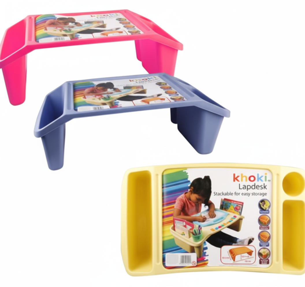 Kiddies Lapdesk Stationery for Crafts and Toys in Various Colours