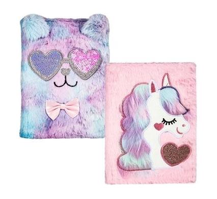 Plush A5 Notebook - 100 Sheets - 70 gsm Paper