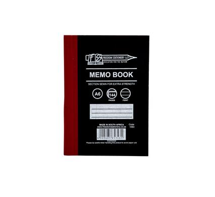 Croxley Hard Cover A6 Memo Book - Bulk Pack of 10 - 144 Pages