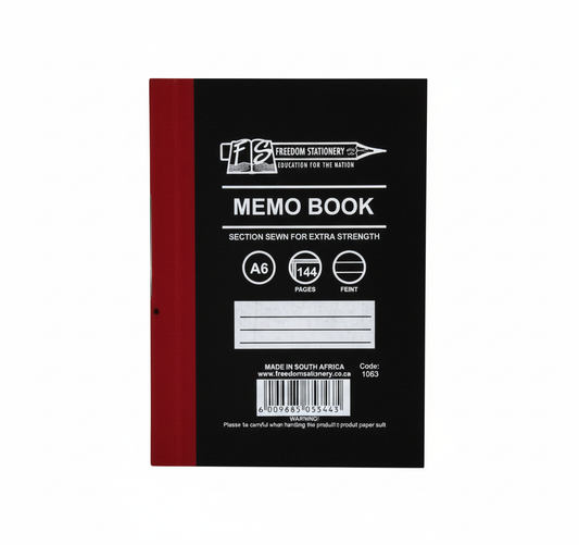 Croxley Hard Cover A6 Memo Book - Bulk Pack of 10 - 144 Pages