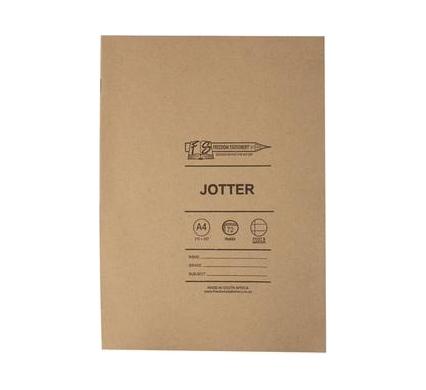 A4 Jotter Notebooks - Bulk Pack of 20 - 72 Pages - Feint Ruled with Margin