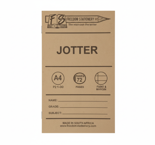 A4 Jotter Notebooks with 72 Pages and Feint Ruled with Margin (Bulk Pack of 20)